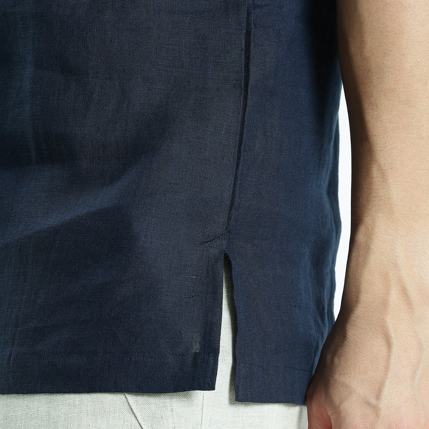 Shawshank – Premium Linen Polo Shirt – Indigo