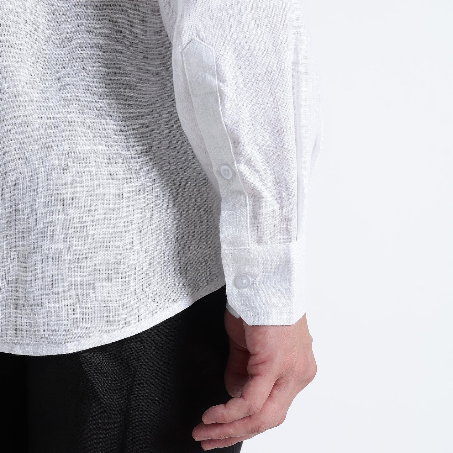 Bianco – Premium 40 Lea Linen Shirt – Blanc