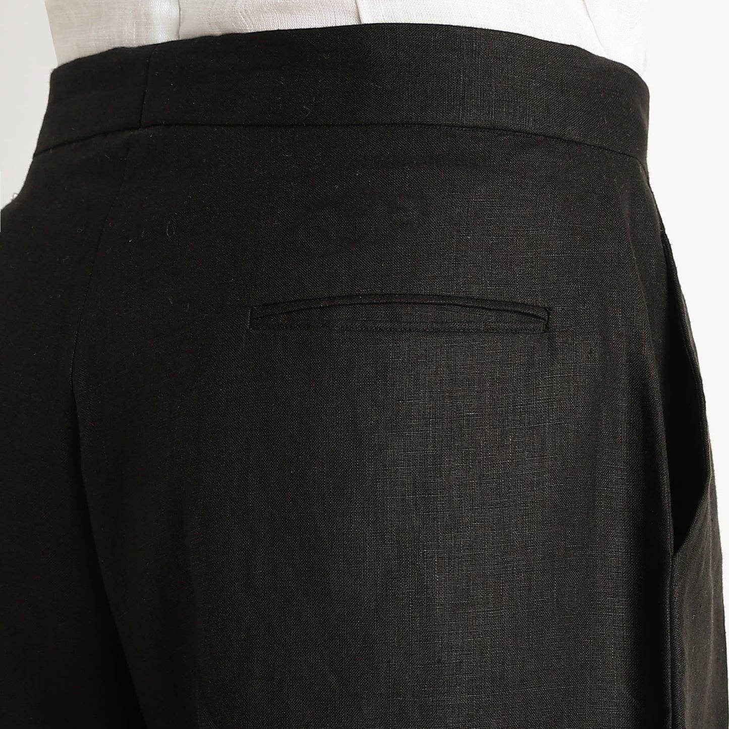 Cleopatra – Premium Tulip Wrap Linen Trousers – Noiré