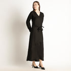 Milano – Fluid Wrap-Style Linen Dress – Noiré