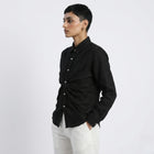 Orion – Premium Bustlock Agender Linen Shirt – Noiré