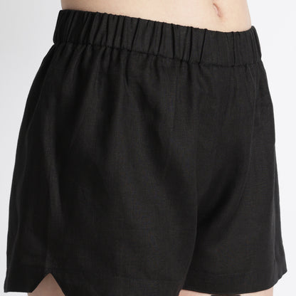 Sloane – Premium Linen Boxer Shorts – Noiré