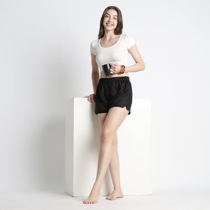 Sloane – Premium Linen Boxer Shorts – Noiré