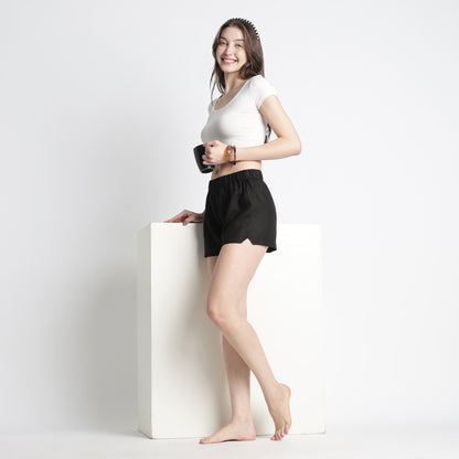 Sloane – Premium Linen Boxer Shorts – Noiré